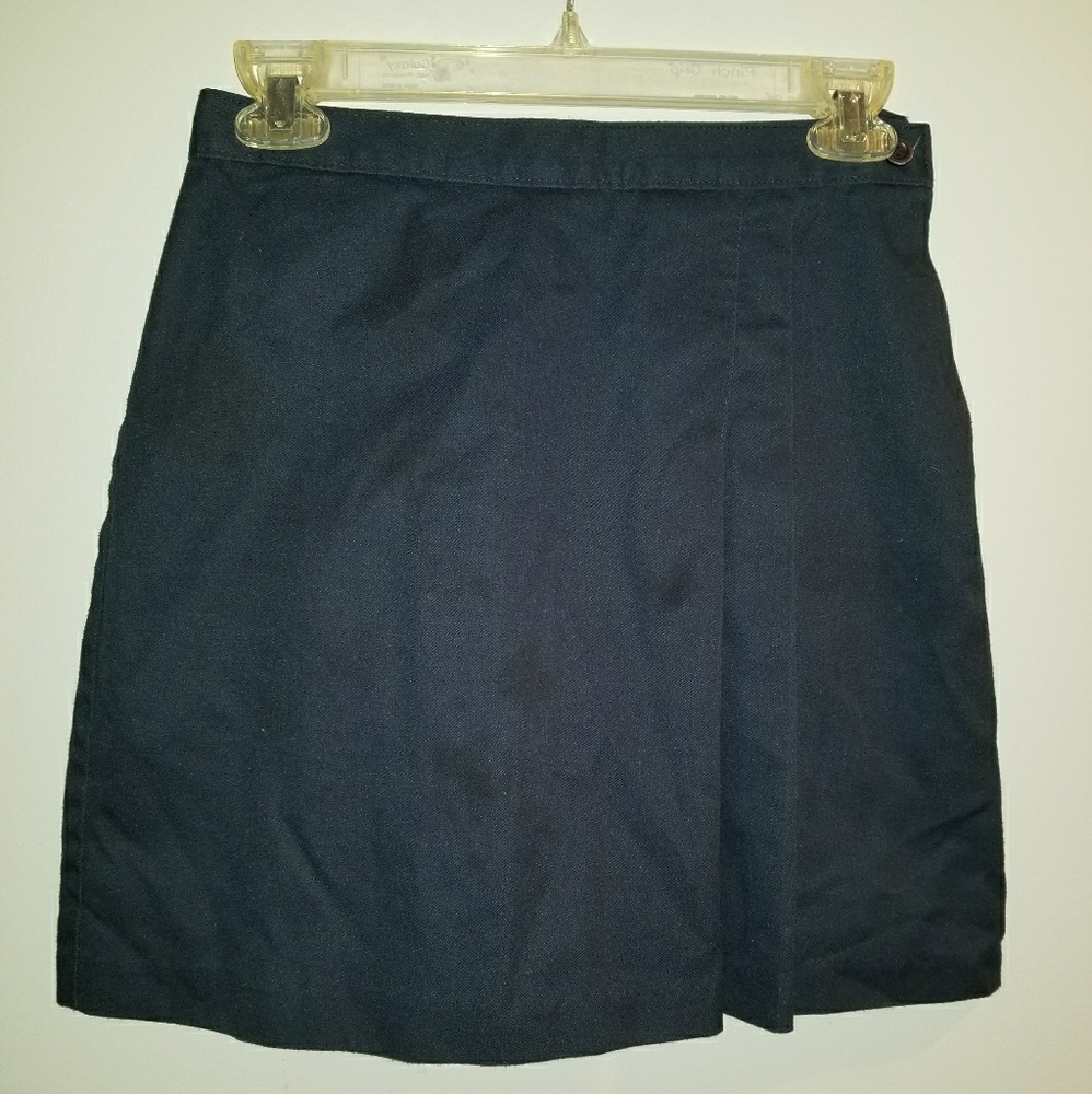 Girls navy size 12 uniform Catholic school skort